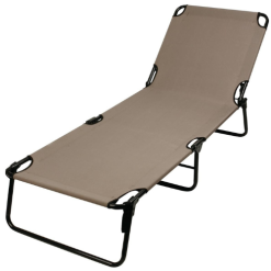 Aperi Converta Outdoor Reclining Cot with Adjustable Backrest and Durable Steel Frame